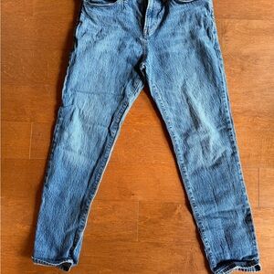 Madewell Men’s Relaxed Taper jeans medium wash 33x32 (barely worn)
